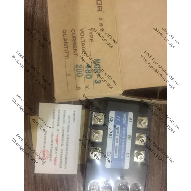 380V 3상 무접점 계전기 DC 제어 AC 200A MGSSR MGR-3 032 48200Z mager