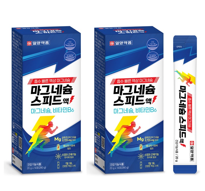 일양약품 마시는 액상 글루콘산 마그네슘 효능 스피드액 14P 아르기닌 14포, 2개 - 상품 이미지