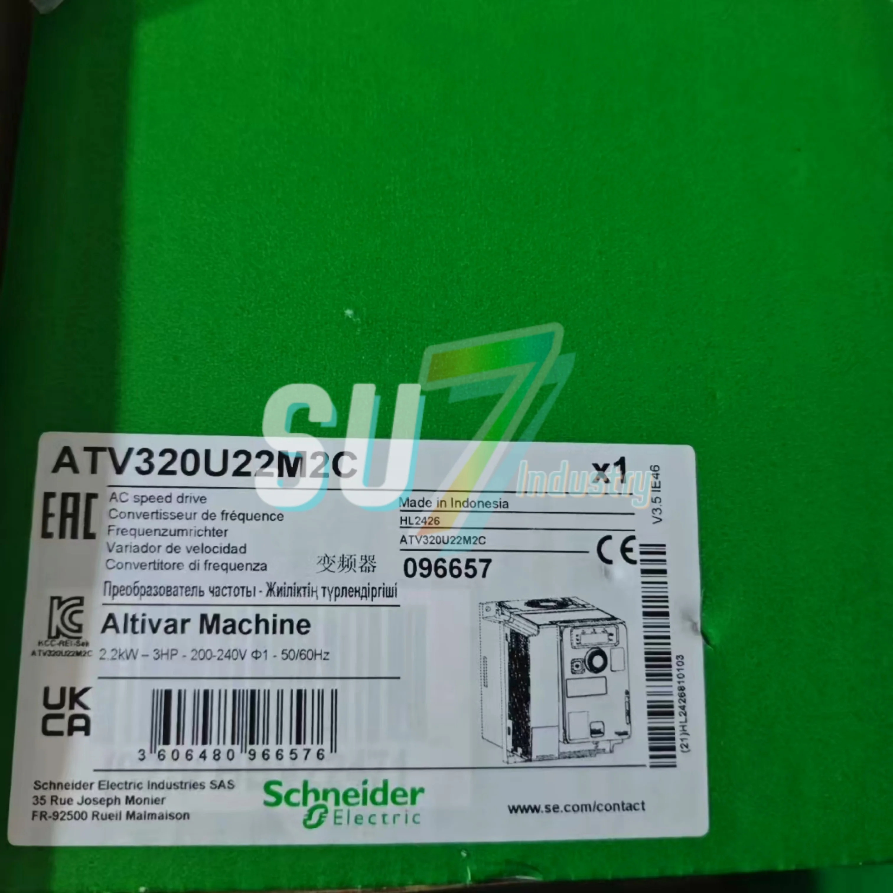 ATV320U22M2C ATV320U30N4B 주파수 변환기 새