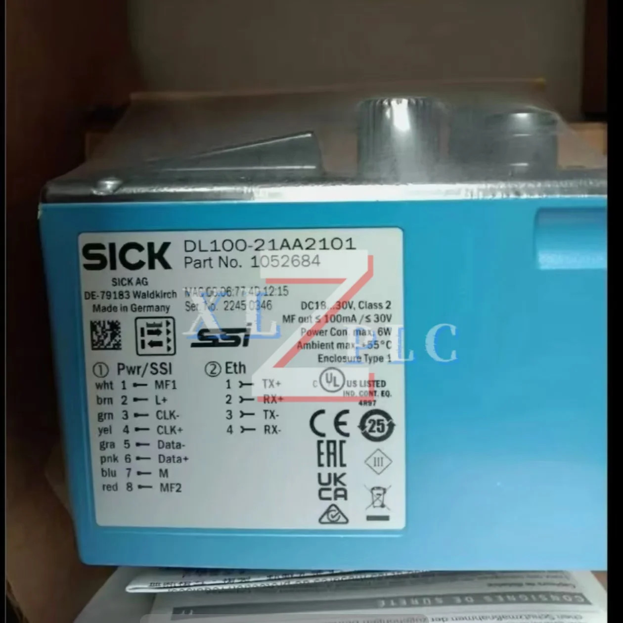 DL100-21AA2101 1052684 DL100-21AA2112 1058164 신규 입고 거리 센서