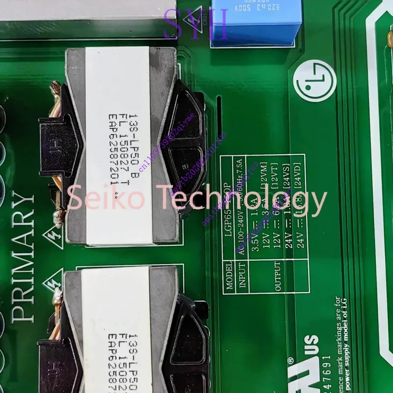 LG TV 65EG9600-CA전원 스트립 EAY 63769102 LGP65-15OP XMSJ