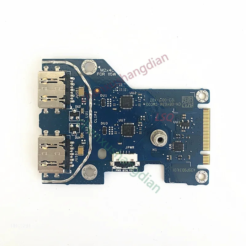 원본 Dell G15 5510 5511 USB 소형 보드 IO GDL55 LS-K663P