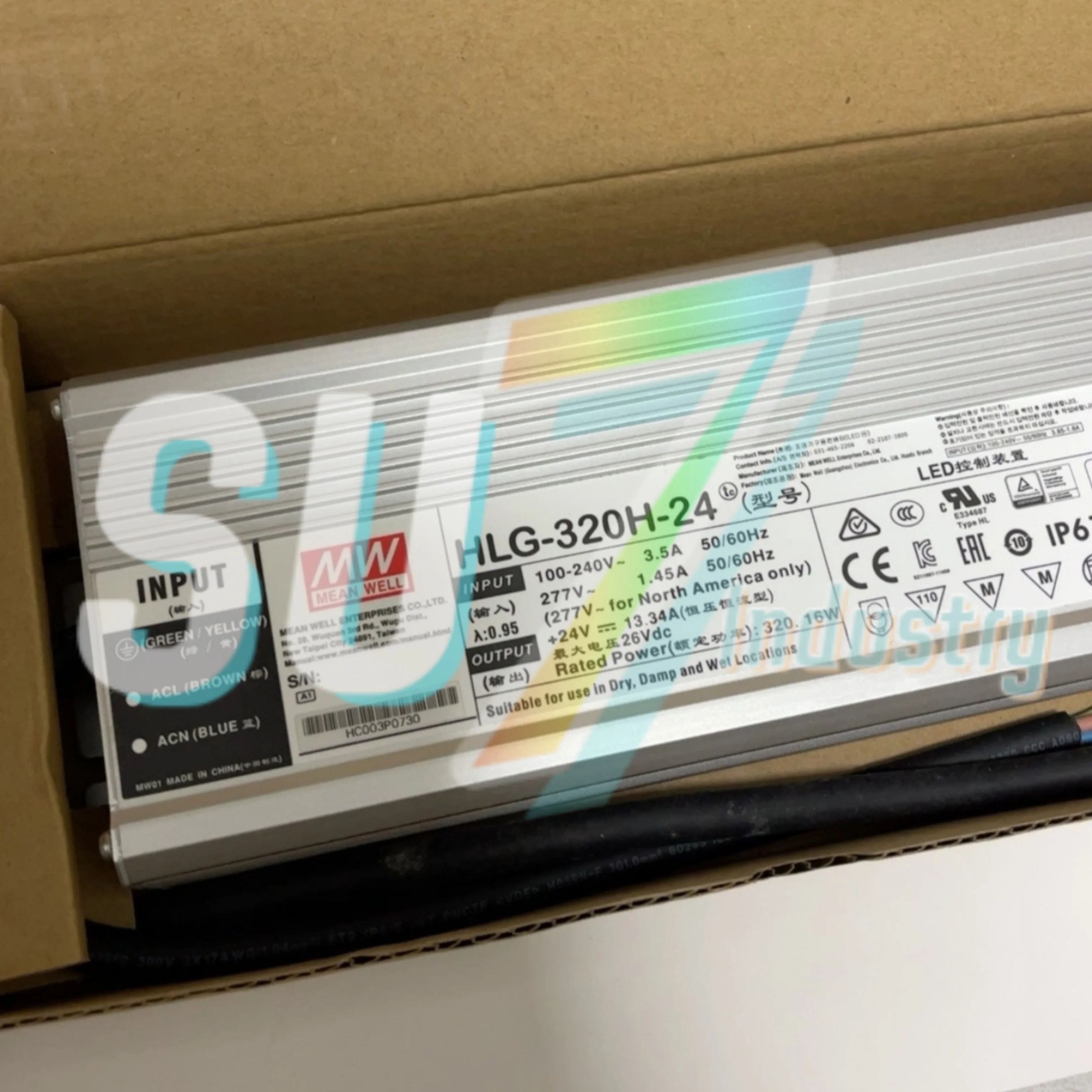Mean Well HLG-320H-24 HLG-320H-24A HLG-320H-24B 스위치 전원공급장치 내 새