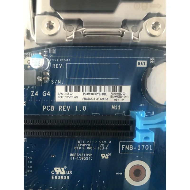 844783 -001 914285 hp호환 Z4 TOWER G4 MT 워크스테이션 메보드 C422 Zhiqiang용