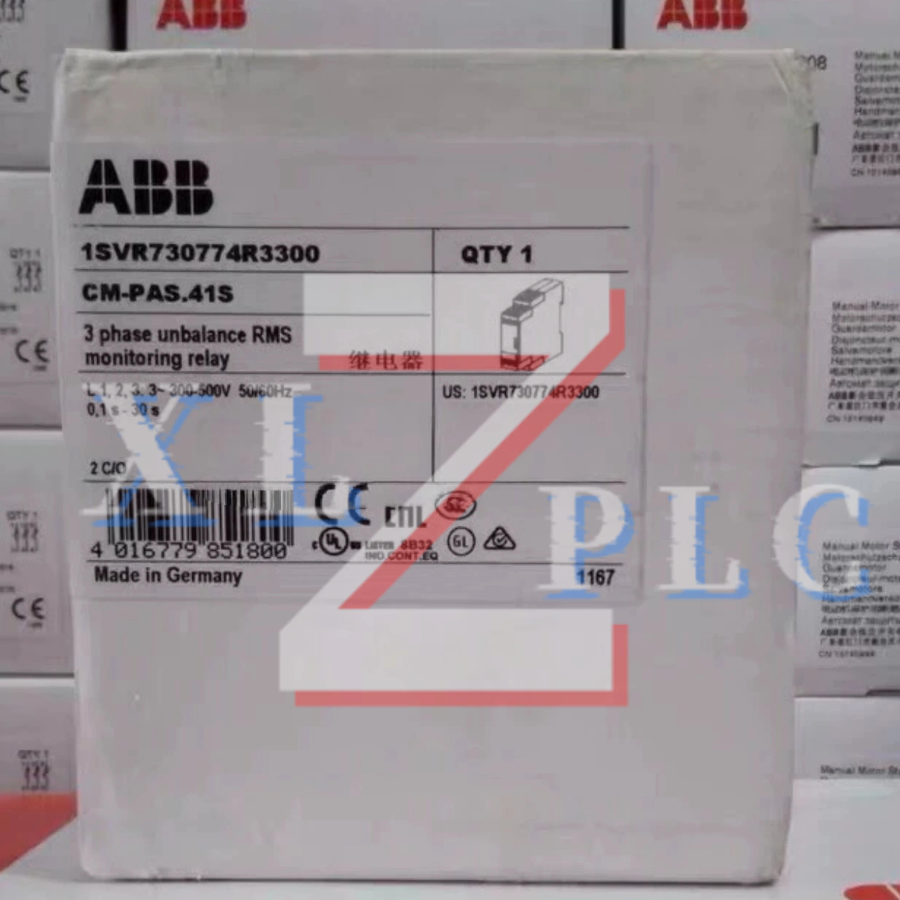 3상 위상 시퀀스 모니터링 계전기 CM-MPS.41S CM-PAS.41S CM-PBE 1SVR550882R9500 CM-PFE 1SVR550824R910 신규 입고
