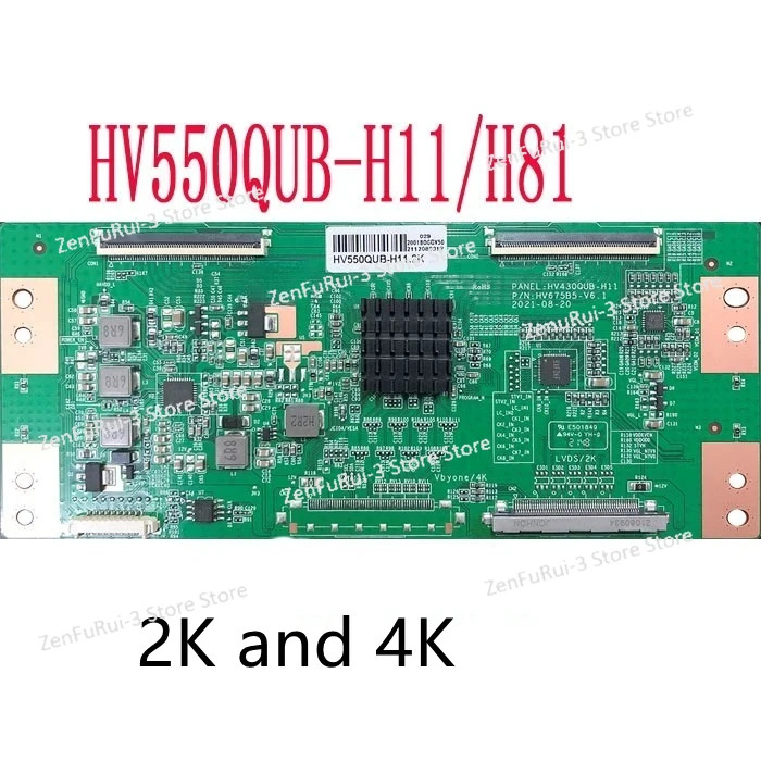깨진 Y 수평선 문제 해결 HV550QUB-H11 4K 로직 PCB 보드