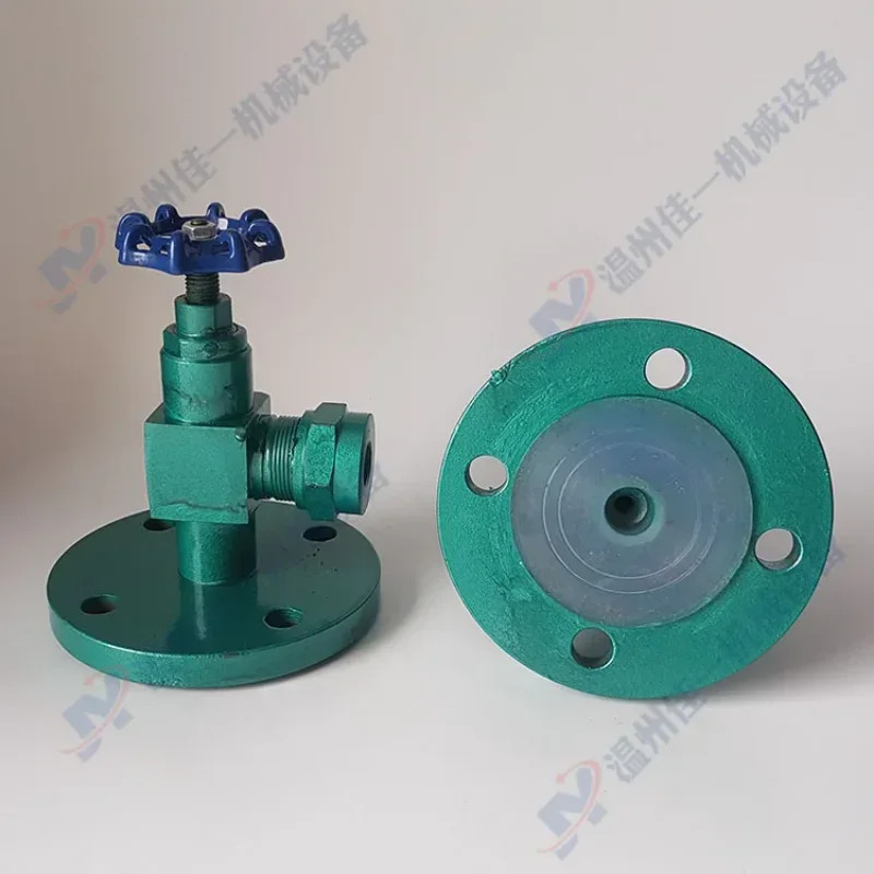 DN20/DN25 탄소강 PTFE 플랜지 라이닝 스테인레스 스틸 액체 레벨 미터 앵글 밸브