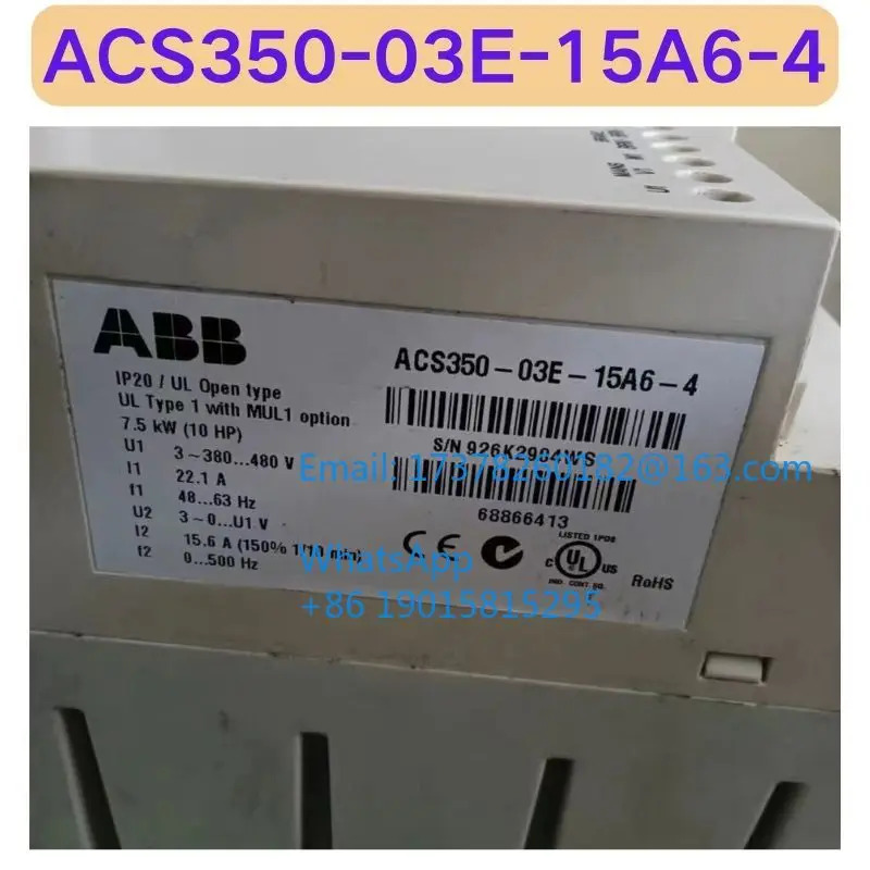 리퍼 ACS350-03E-15A6-4 주파수 변환기 기능 OK