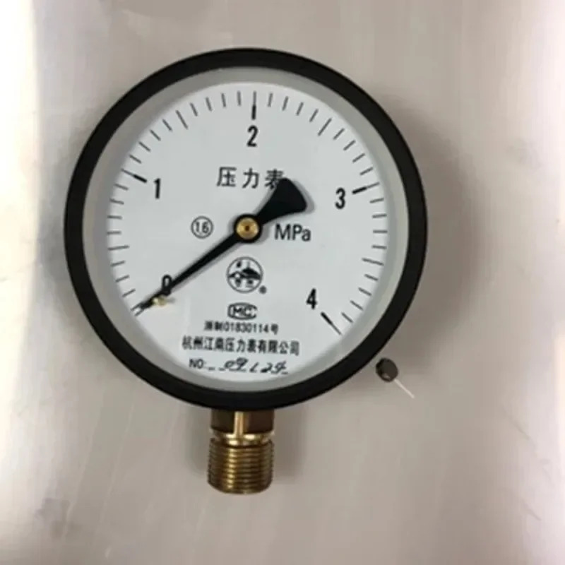 압력 게이지 0-2.5MPA Xihu 축 Y100Z 저장 탱크 특수 1.6MPa