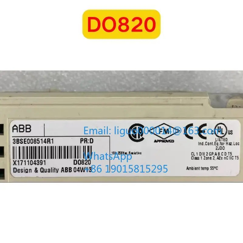 리퍼 DO820 3BSE 008514 R1 모듈식 기능 OK