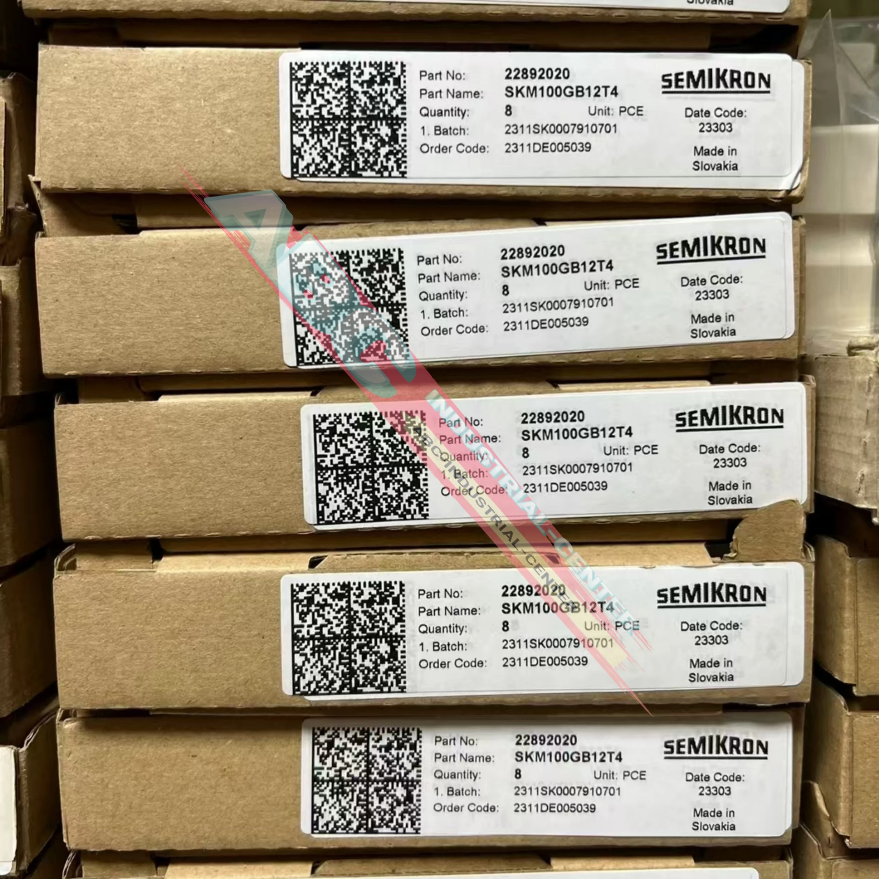 오리지널 SKM100GB12T4 SKM40GD123D IGBT 모듈