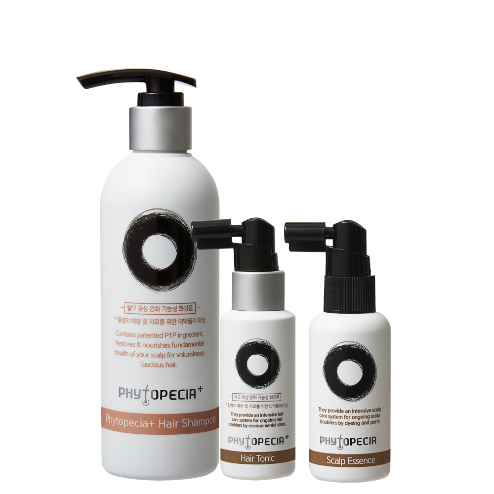 피토페시아 두피집중케어세트 플러스샴푸250ml+플러스헤어토닉60ml+두피에센스60ml - 상품 이미지
