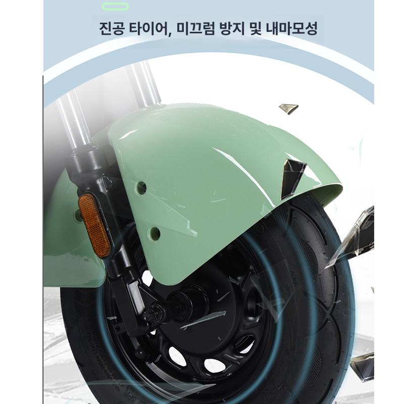 전동 세발 다인승 삼륜 어르신용 캐노피 운반 마실용 고급형 600W 48V 20A 40km - 상세 이미지 4