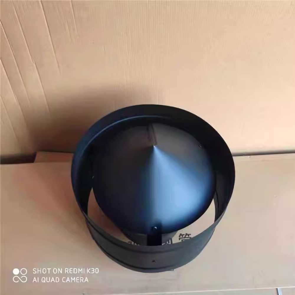 역풍방지기 연통 레인캡 난로 닥트 굴뚝 자재 삿갓 125mm - 상세 이미지 4