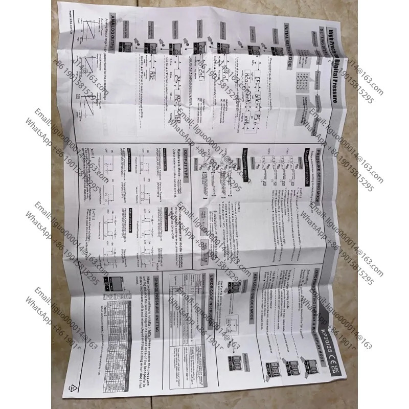 KITA 압력 스위치 센서 KP25P-02-F1/KP25V-02-F1/KP25C-02-F1 25-04