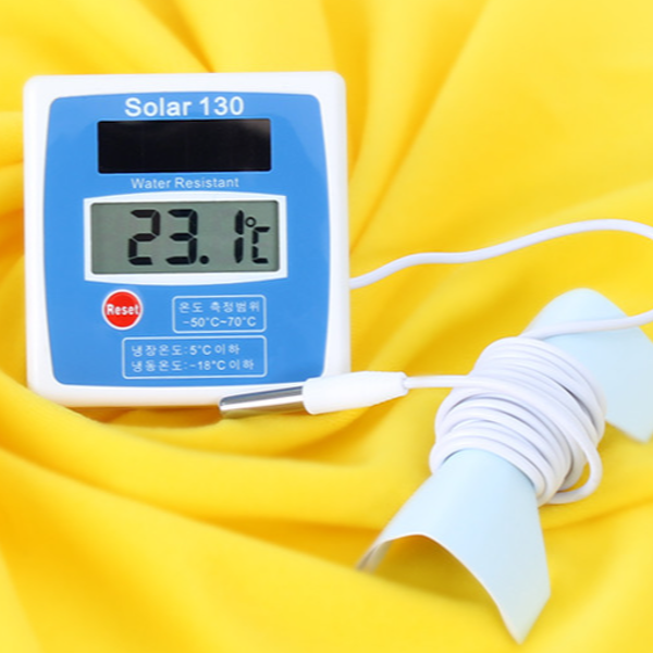 방수 냉장고 온도계 센서형 디지털 온도계 실내외 관리