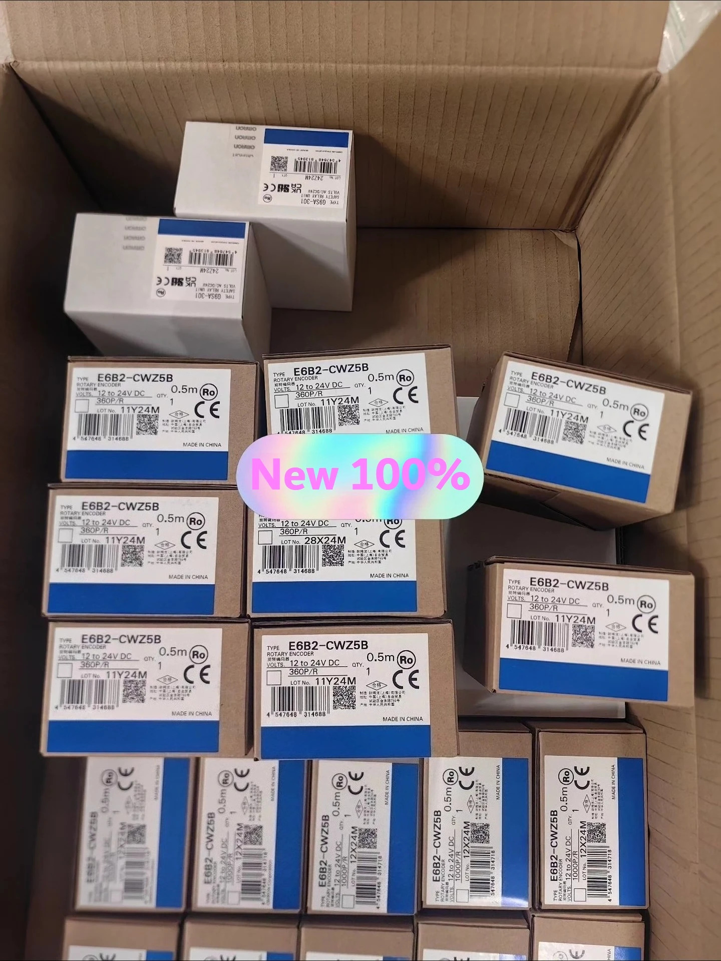 OMRON E6B2-CMZ5B 600P/R 로터리 엔코더새