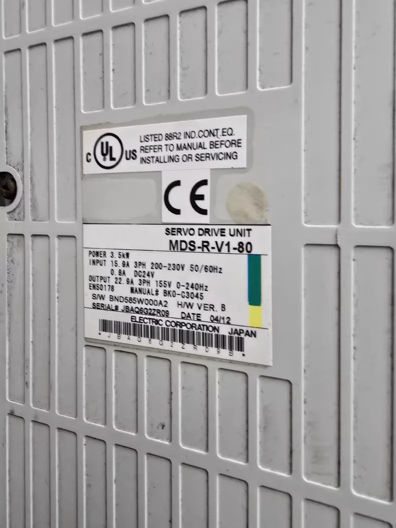 MDS-R-V1-80 리퍼 서보 드라이브 MDS R V1 80