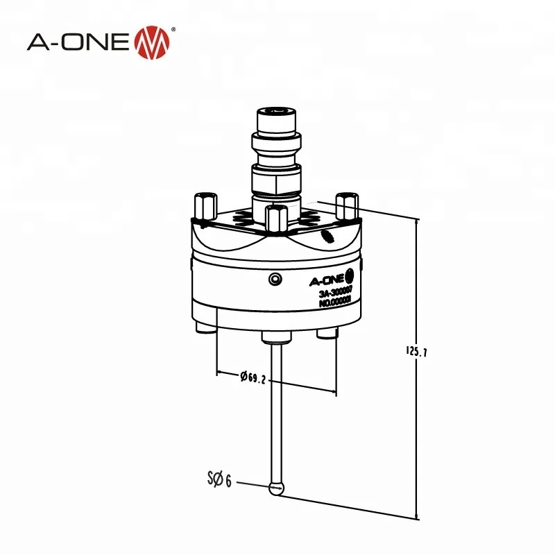 A-ONE정확도 스테인리스 스틸 EDM 센서 볼 6 mm ER-008638 0.002mm
