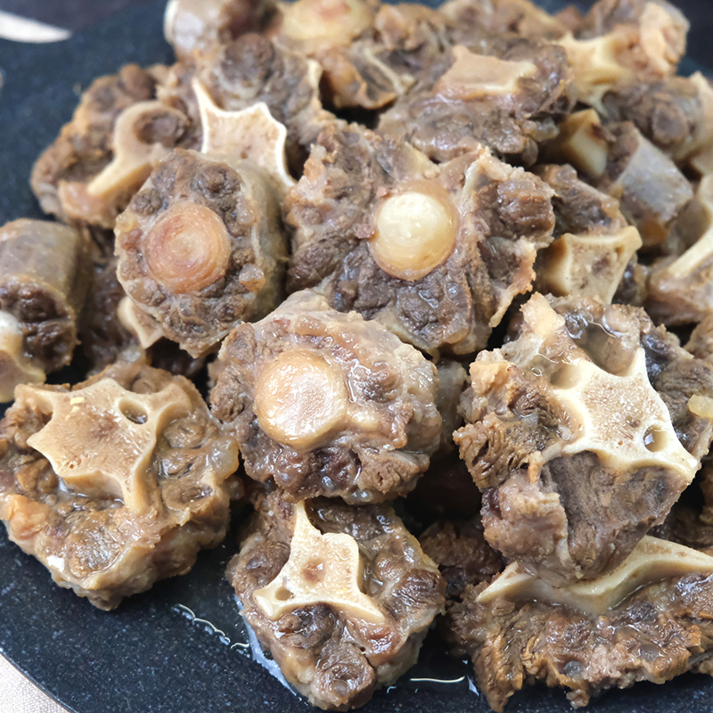 소꼬리2배 더 넣은 국내산부추 한우사골 소꼬리찜 600g - 상품 이미지
