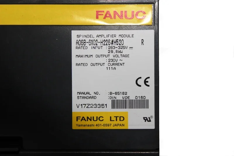 Fanuc 서보 드라이브 A06B-6102-H226 CNC 기계H520 증폭기 모듈