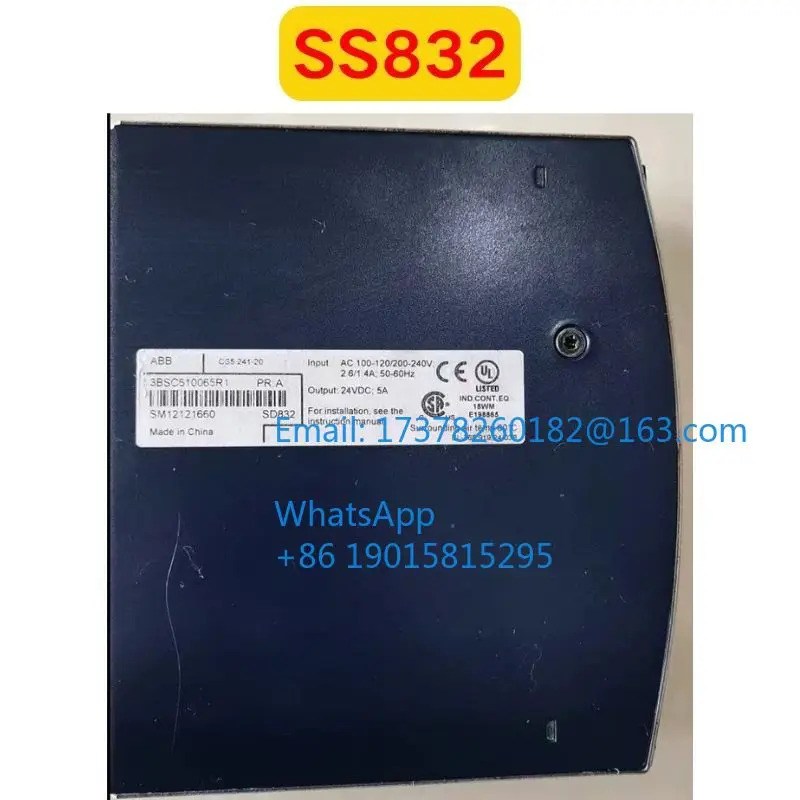 리퍼 SS832 3BSC 610068 R1 전원 모듈 기능 OK