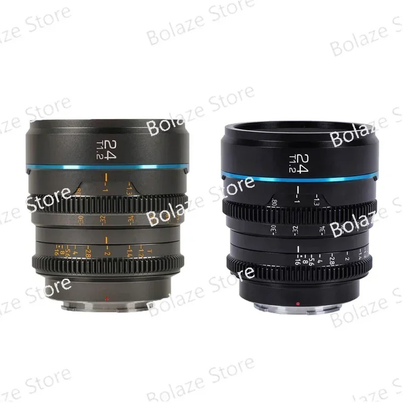 소니호환 E 후지 XF 캐논 FR M4/3 바요넷 카메라 24mm 35mm 55mm T1.2S35 영화 렌즈 대구경