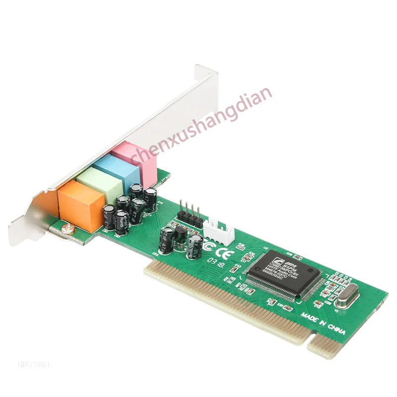 MOGE 데스크탑 PCI 독립형 사운드 카드 PC 내장 5 채널