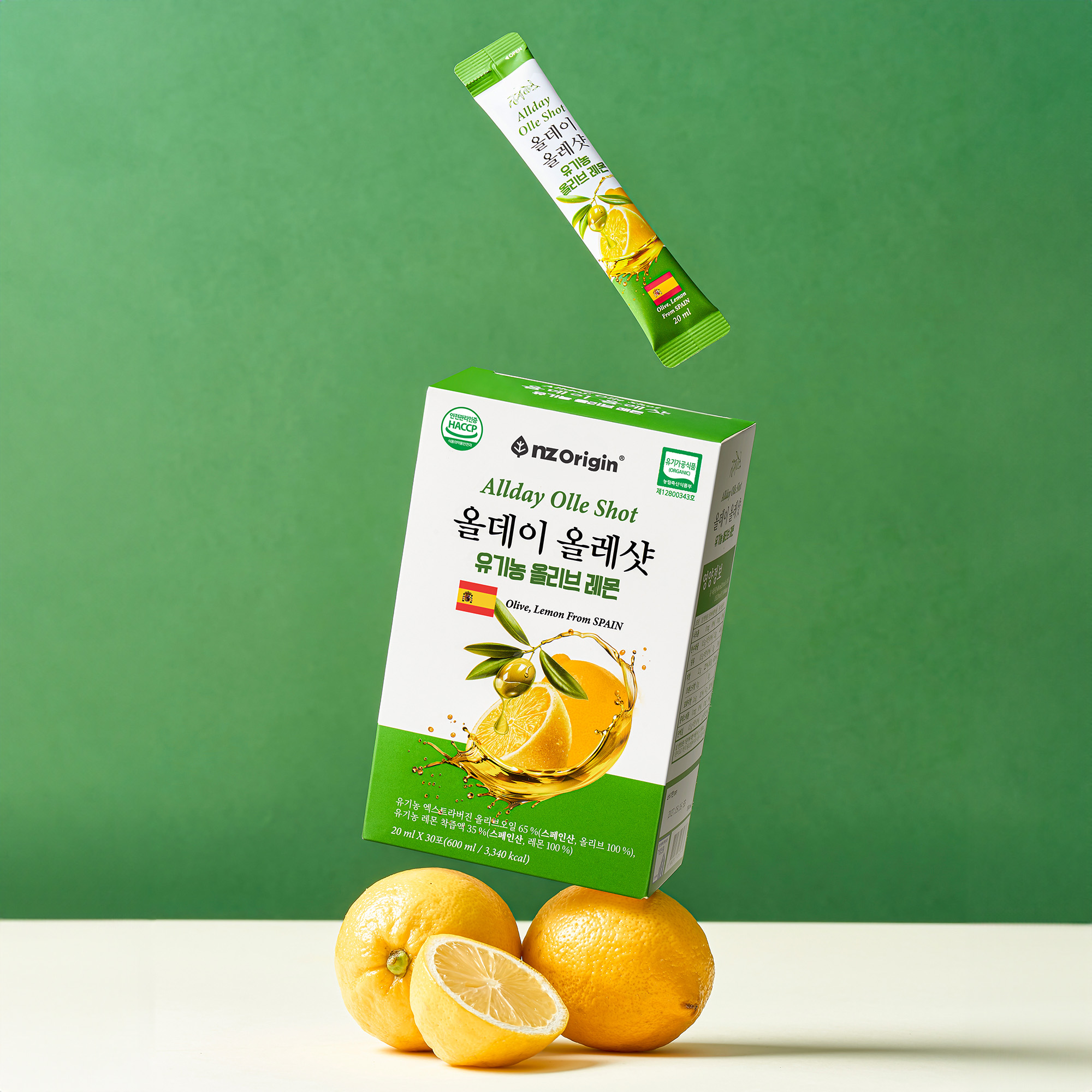 엔젯오리진 올데이 올레샷 유기농 올리브 레몬즙 30포, 3개 이미지 6