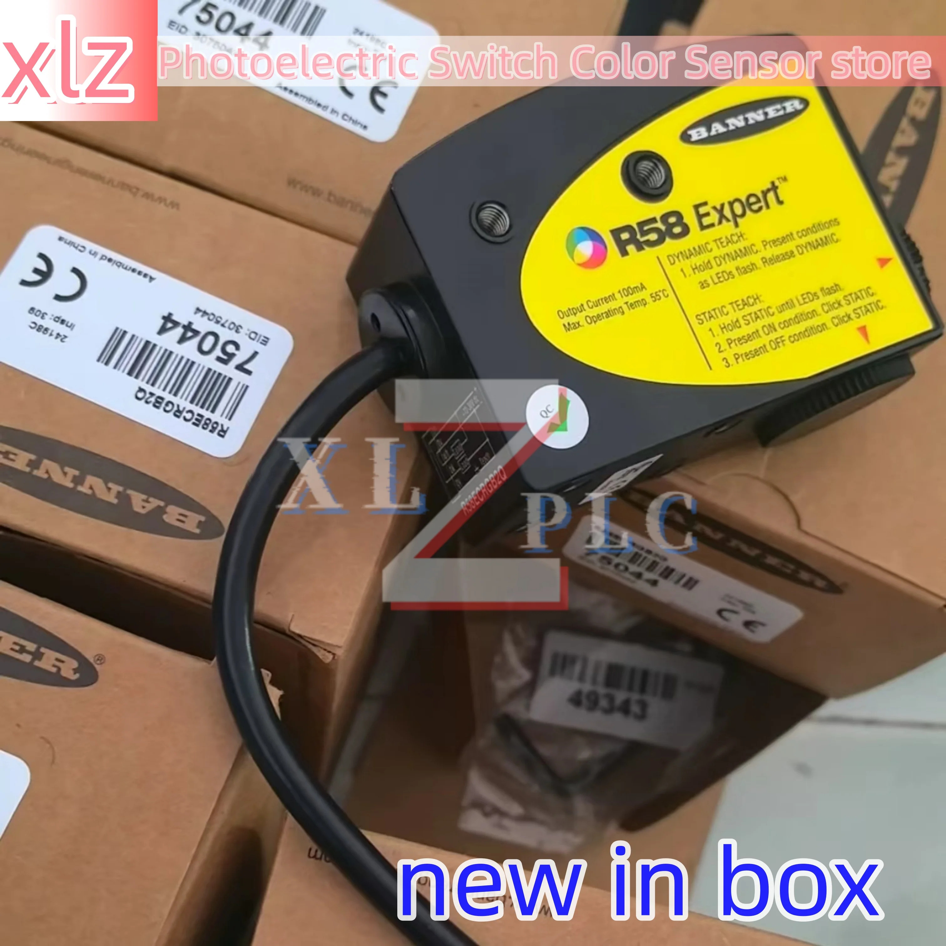 R58ECRGB1Q R58ECRGB2Q 내 새 광전스위치 컬러 센서