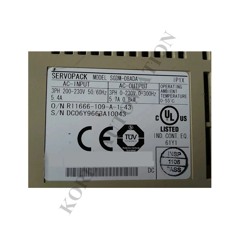 서보 드라이버 SGDM-08ADA