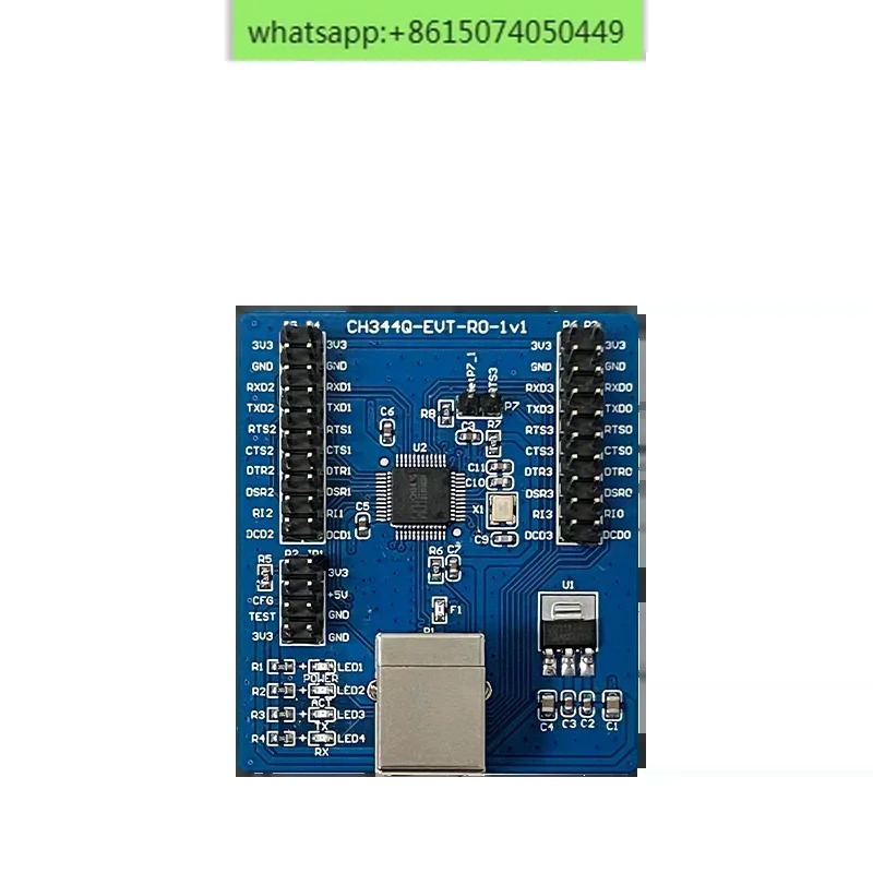 CH344Q-EVT USB-4 직렬 포트 평가 보드