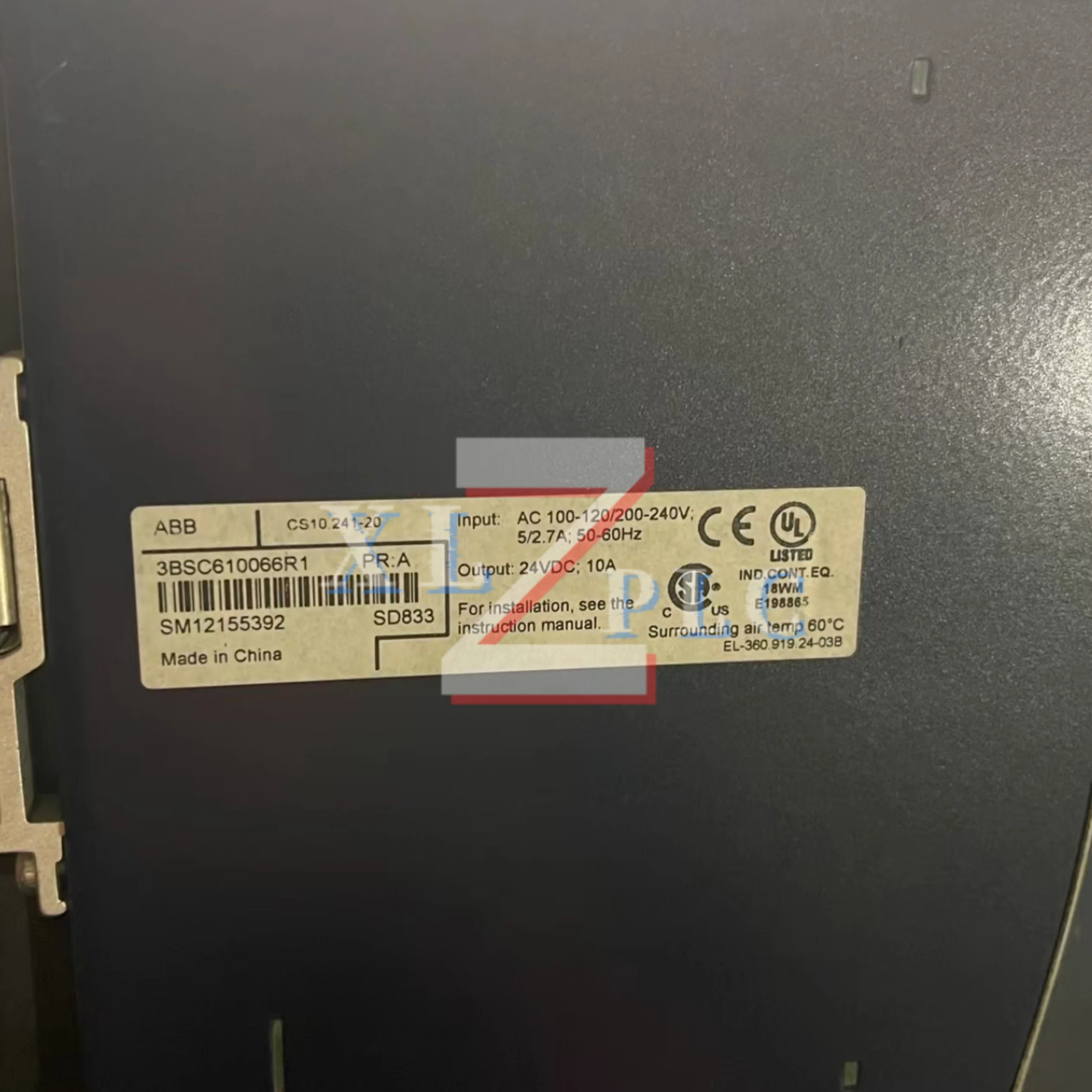 전원 모듈 3BSC610066R1 SD833 3BSE008508R1 DI810 3BSE008510R1 DO810 신규 입고