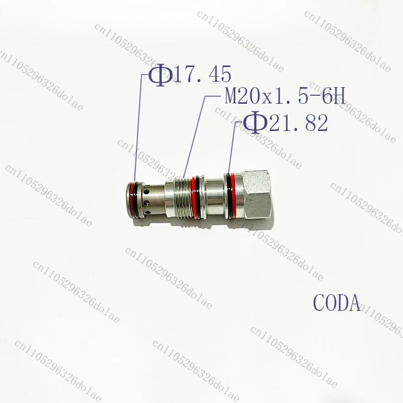 유압 밸브 CODA/COFA/COHA SUN 타입 나사형 카트리지 1.81 압력 가이드 단방향