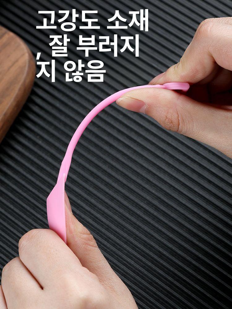 일회용 숟가락 케이크 수저 푸딩 플라스틱 스푼 디저트 화이트 심플 팩 - 상세 이미지 3