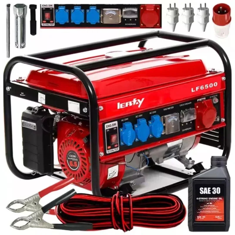 2.2Kw 가솔린 발전기 6.5hp호환 공랭식 DC12V 출력 2500 식 전시동