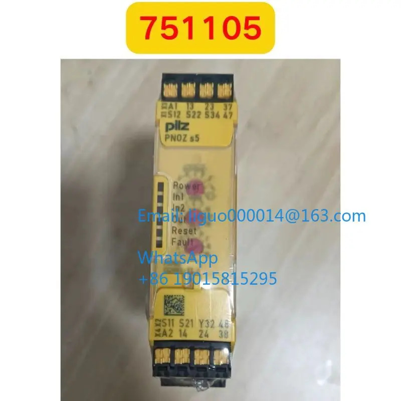 오리지널 PNOZS5 751105 안전 릴레이