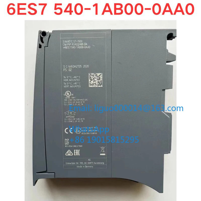 리퍼 6ES7 540-1AB00-0AA0 6ES7540-1AB00-0AA0 모듈 기능 확OK