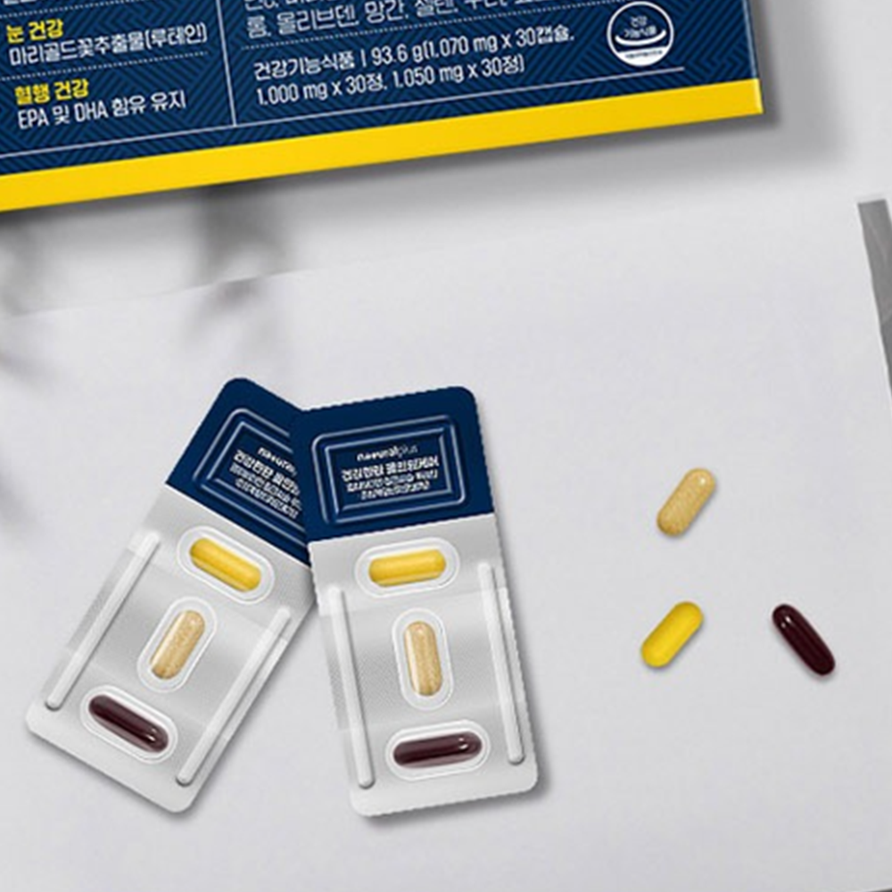내츄럴플러스 멀티비타민 밀크씨슬 루테인 오메가3 올인원케어 간 눈 혈행 30개입, 6개 - 상세 이미지 5