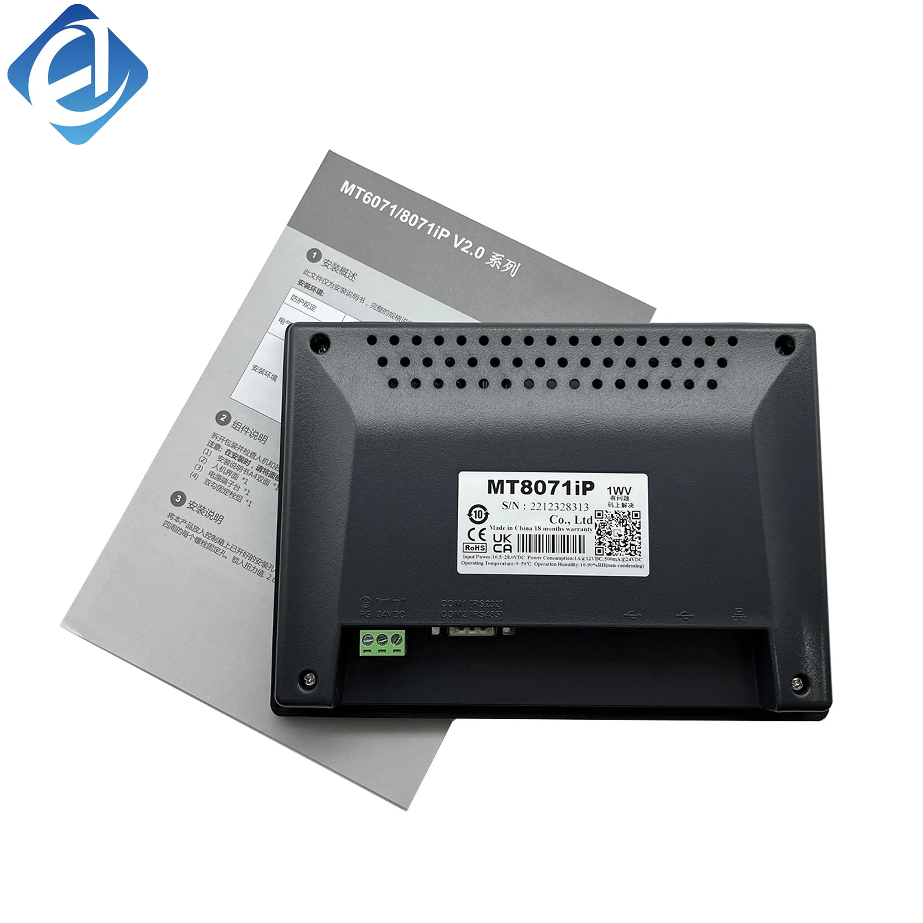 오리지널 MT8071iP Mt8071ip HMI 스크린 디스플레이 컨트롤 터치
