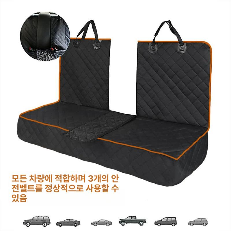 차량 뒷좌석 앞좌석 교체형 풀세트 킥매트 운전석 블랙 스탠다드 단품 - 상세 이미지 4