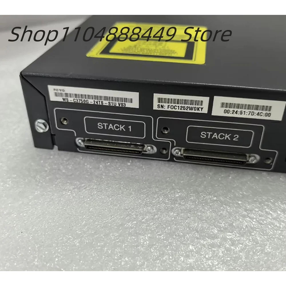 WS-C3750G-24TS-S1U 24포트 기가비트 1U 네트워크 스위치