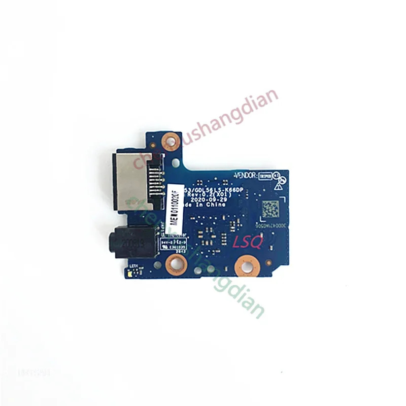 Dell PIRON G15 5511 5510 네트워크 포트 사운드 카드 소형 보드 LS-K66DP