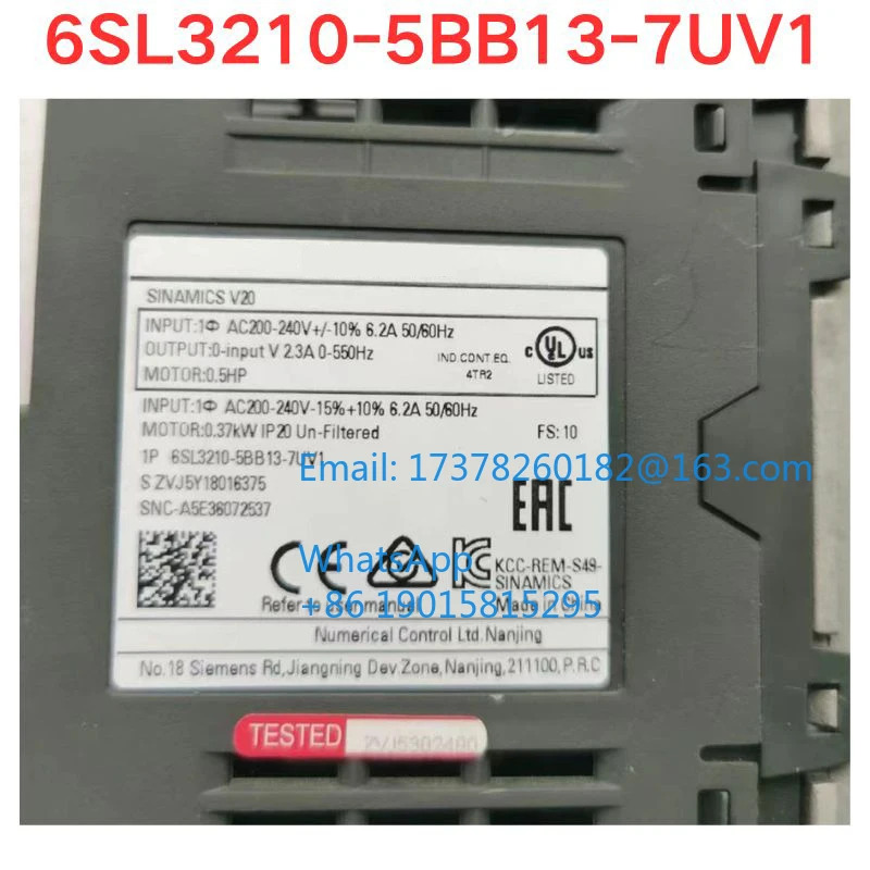 리퍼 6SL3210-5BB13-7UV1 인버터 기능 확OK
