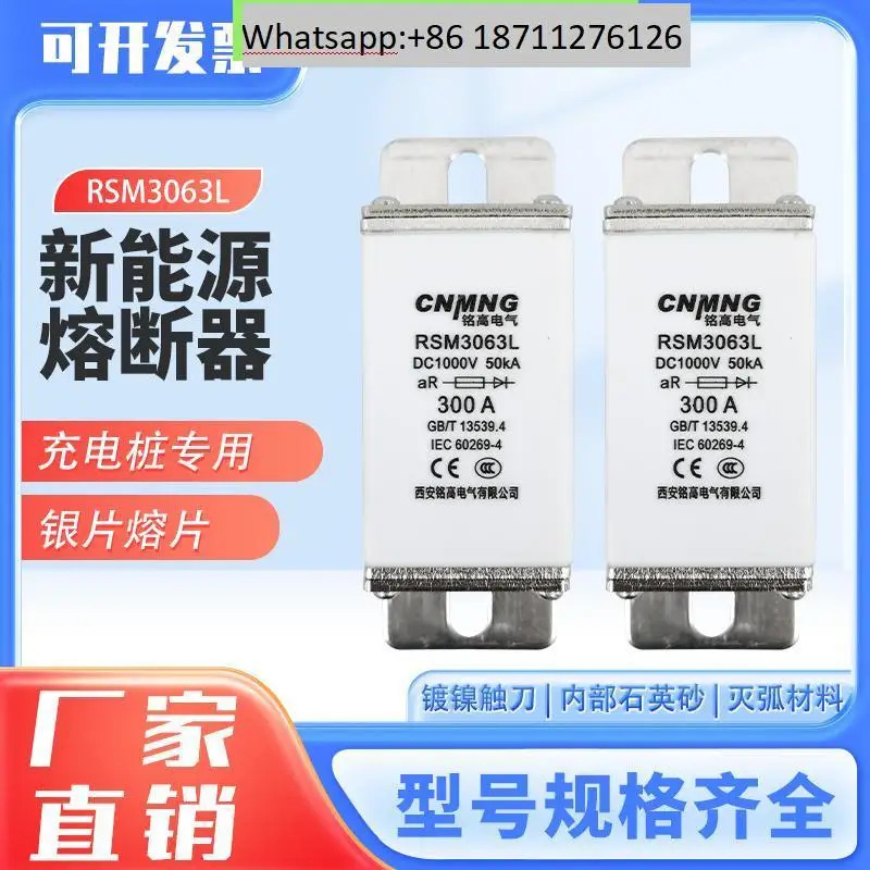 RSM3063L 신에너지 차량 충전기 EV DC 퓨즈 DC1000V200A250A350A400A