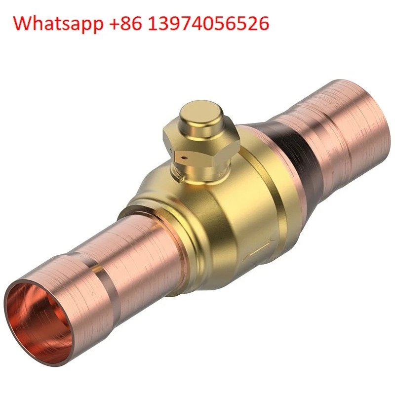 냉동 공조CBV6S-54S 수동 글로브 밸브 양방향 용접 구리 볼