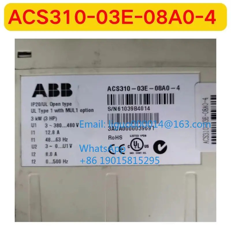 리퍼 ACS310-03E-08A0-4 주파수 변환기 기능 OK
