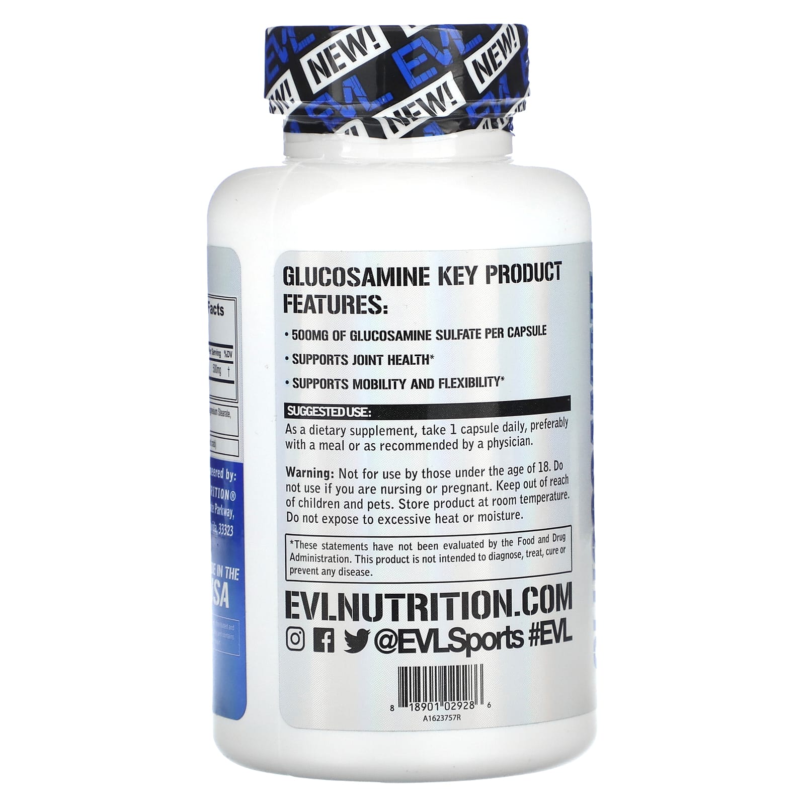 EVL 글루코사민 500mg 90캡슐, 2개 이미지 6