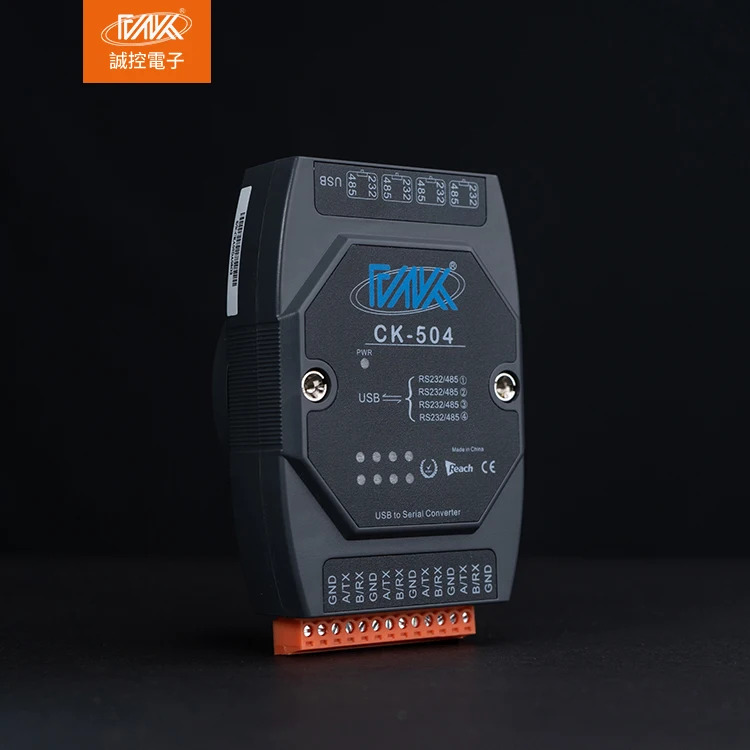 절연된 USB - RS485/232 직렬 포트 산업1 4 프로토콜 변환기 TYPE-C 인터페이스 모듈 504