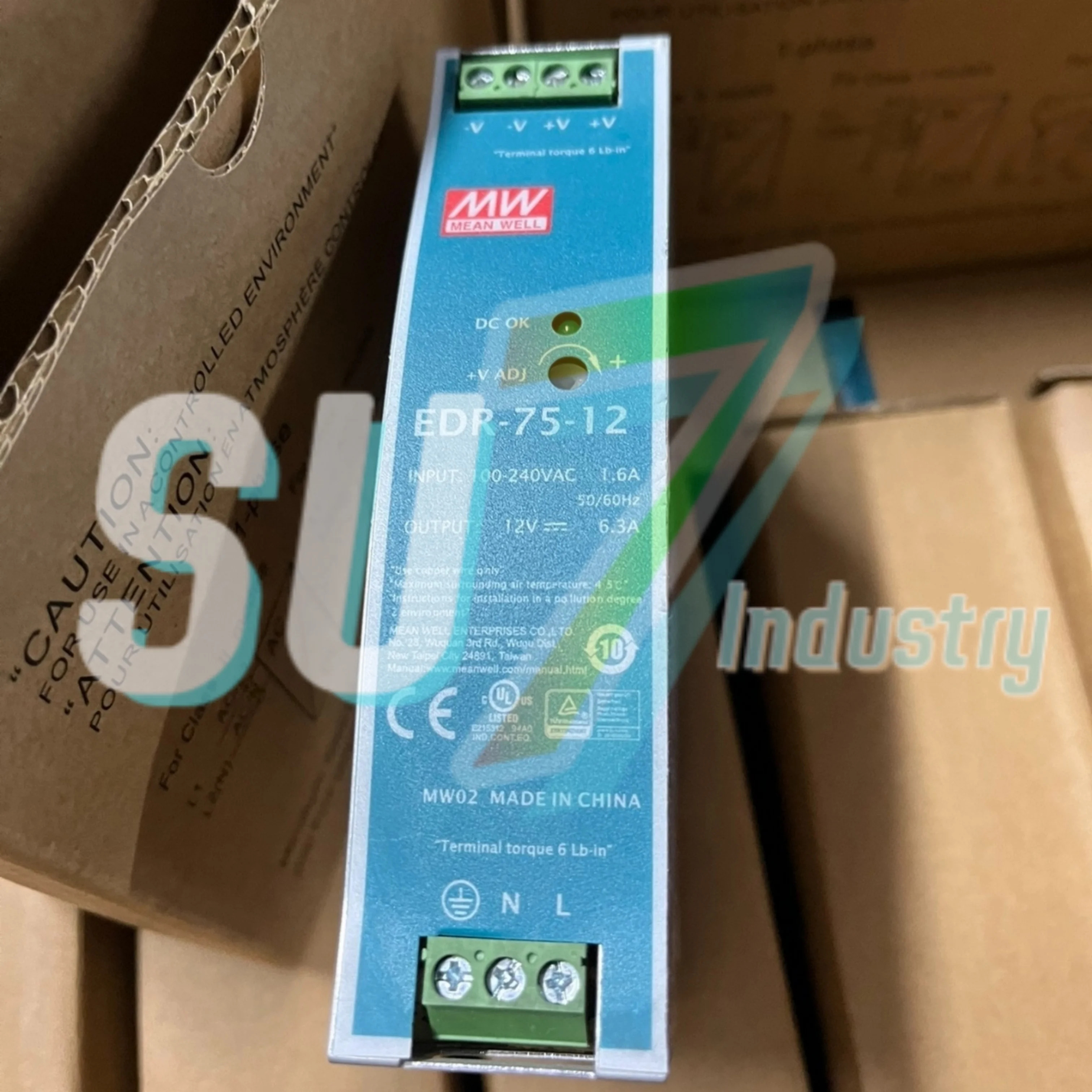 Mean Well EDR-75-12 EDR-75-24 EDR-75-48 스위치 전원공급장치 내 새
